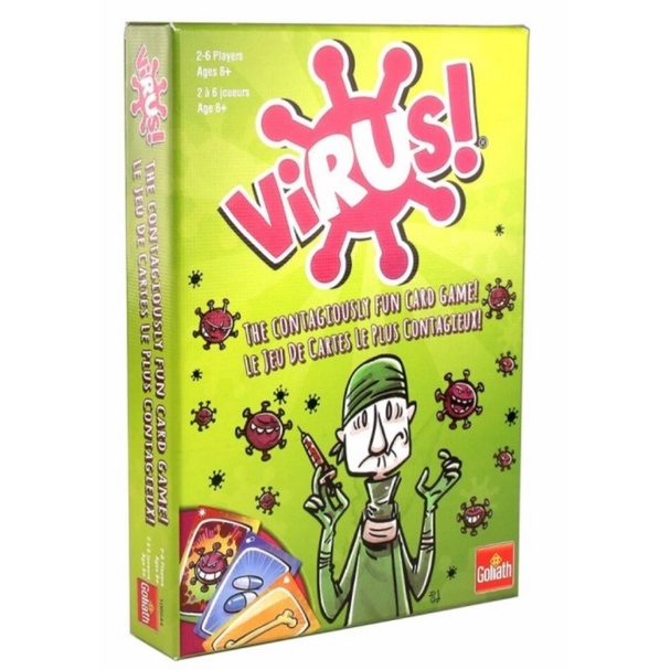 Virus! Virus Board Games Card Game The Contagiously Green