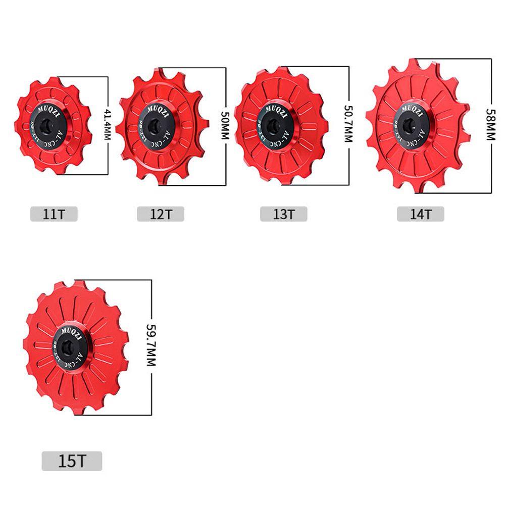 Lanfy Ceramic Pulley Rear Derailleur Sepeda Jalan Sepeda Suku Cadang Road Bike Guide Wheel Rear Guide Roller Road Bike Bearing Derailleur Belakang