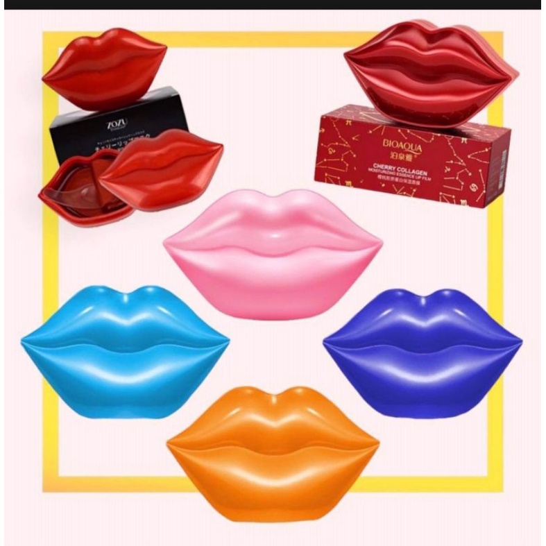 zozu lipst mask/ masker bibir bioaqua/ vitamin bibir
