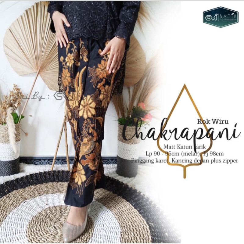 ROK WIRU SPAN JARIK MOTIF BATIK SOLO SIDOMUKTI CHAKRAPANI, TRUNTUM PARANGHQ ORI BRAND SVJ BATIK SOLO-WIRU CHAKRAPANI