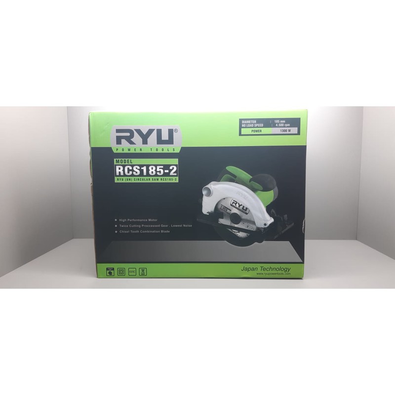 RYU RCS 185 - 2 RCS185 2 CIRCULAR SAW HEAVY DUTY CIRCLE SAW MESIN GERGAJI KAYU 7 INCH