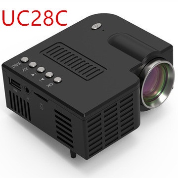 Proyektor Mini Portabel Ulico Uc28c Mini Mini Portable  Rumah Led Anak Kecil Ponsel