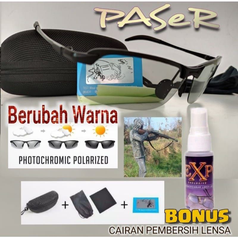 Kacamata photocromic siang malam terlaris kacamata Polarized photocromic Paser ikan Kacamata Polariz