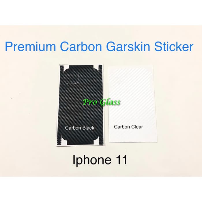 Iphone 11 / 11 PRO / 11 PRO MAX CARBON BLACK Skin / sticker / garskin case cover PREMIUM