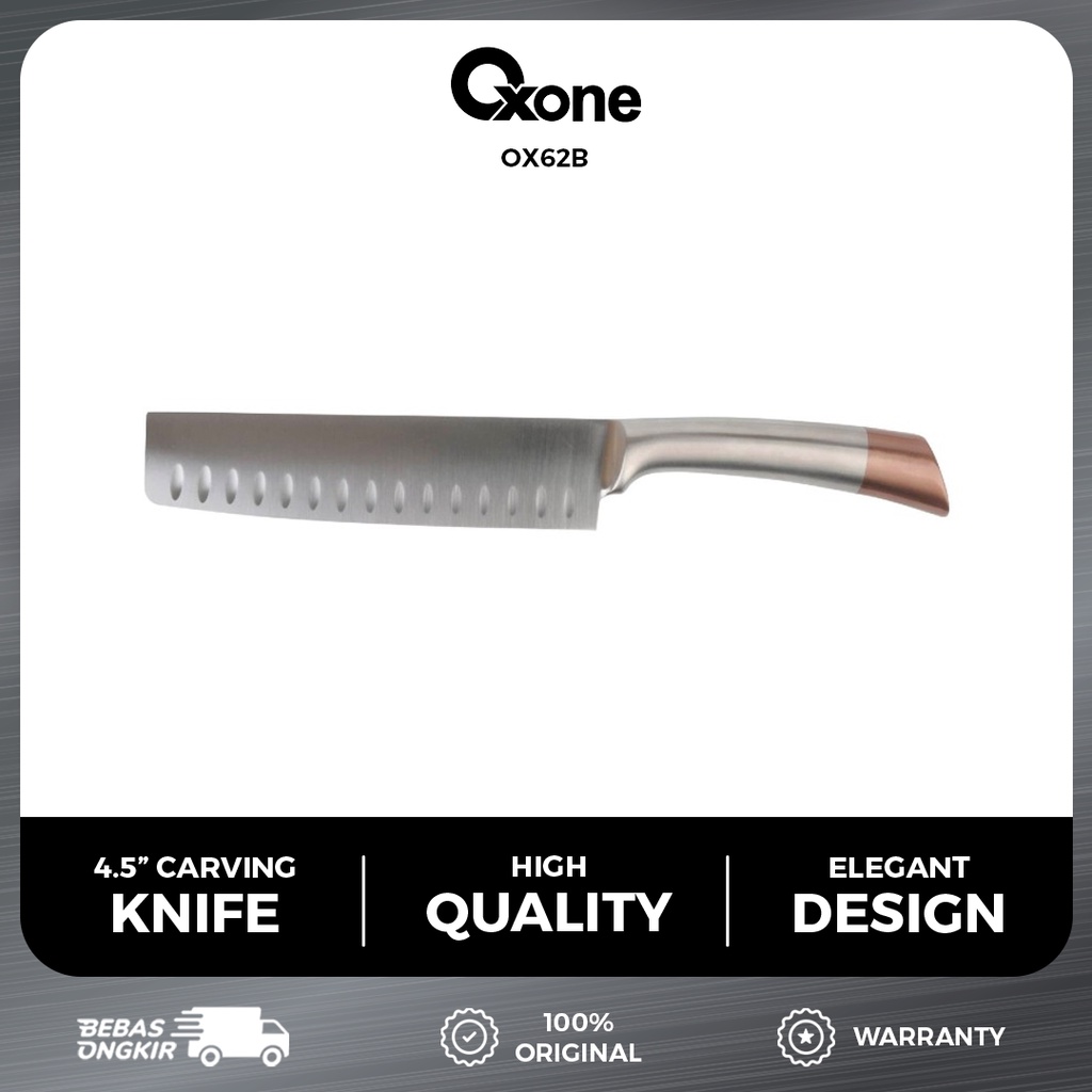 Oxone OX62B Pisau Dapur Tajam Chef Knife Stainless Steel