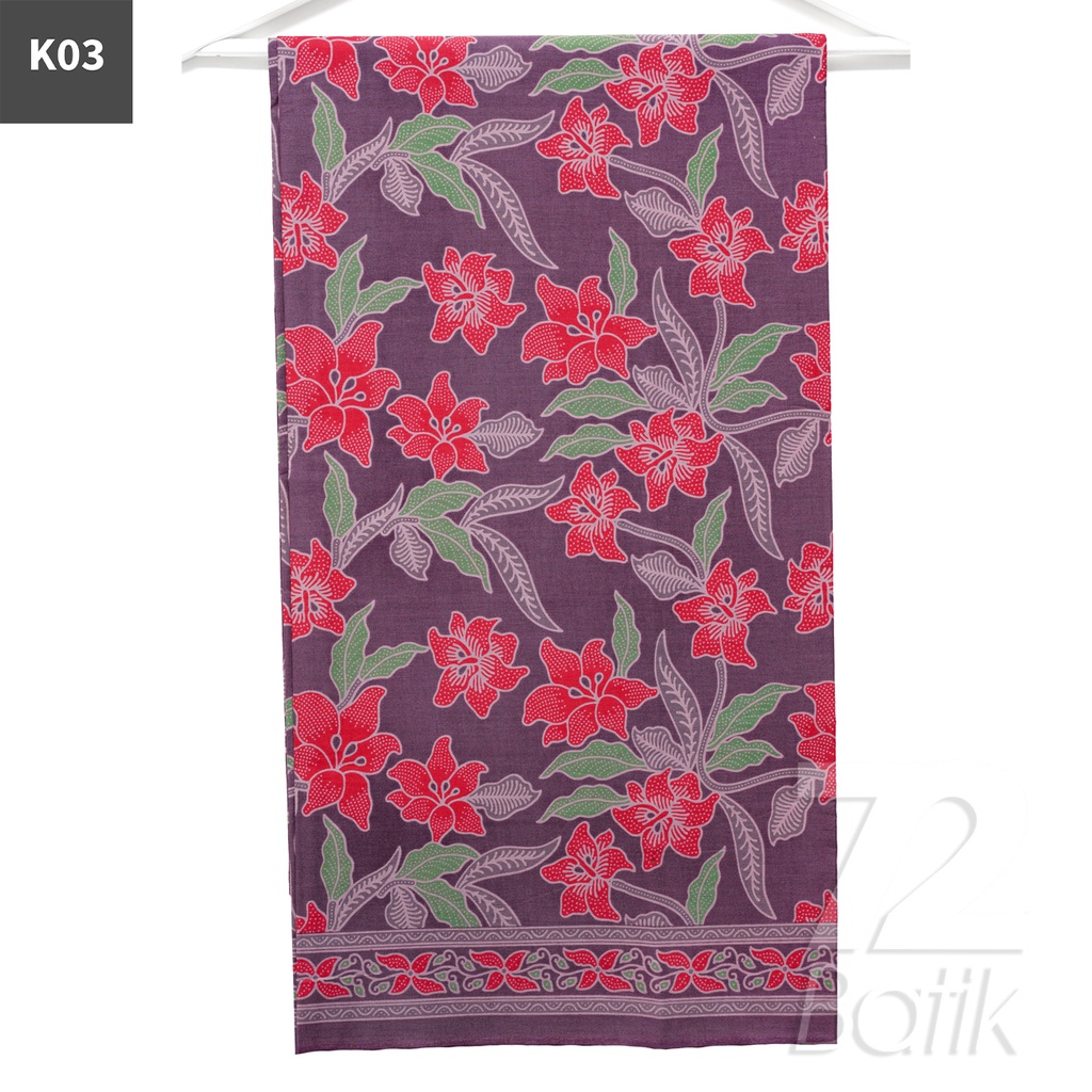 KAIN BATIK PREMIUM Bahan Katun Motif Kembang Kamboja Warna Hitam 721799 Cap 72 Jarik Jarit Samping Kebat Panjang Batik Katun Modern Premium Bahan Seragam Batik Pernikahan Kantor Keluarga Murah Kamen Jadi Batik Bali Lembaran