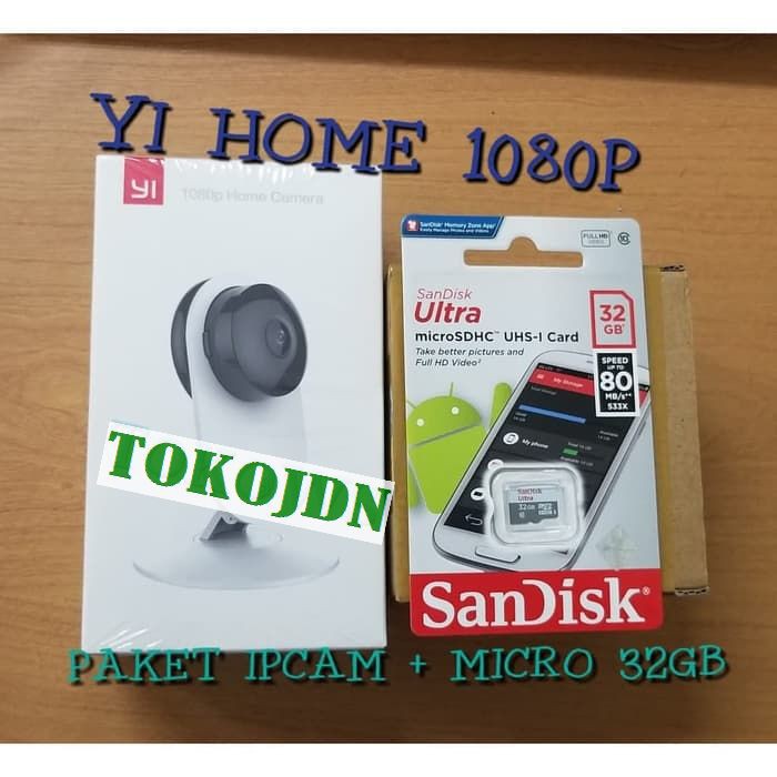 YI Home Camera CCTV 1080P FREE Microsd 32GB