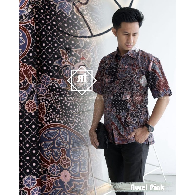 Kemaja Batik pria lengan Pendek / Hem Batik Modern / Kemeja Terlaris