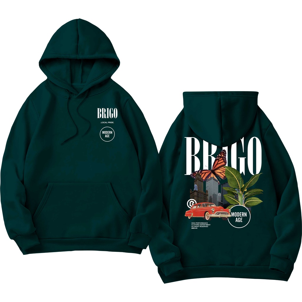 BRIGO Jumper Hoodie modern age II Sweater Hoodie BRIGO modern age Sablon DTF Fleece Cotton II SIZE M-XXL (Pria &amp; Wanita) Free stiker&amp;Gantungan Kunci