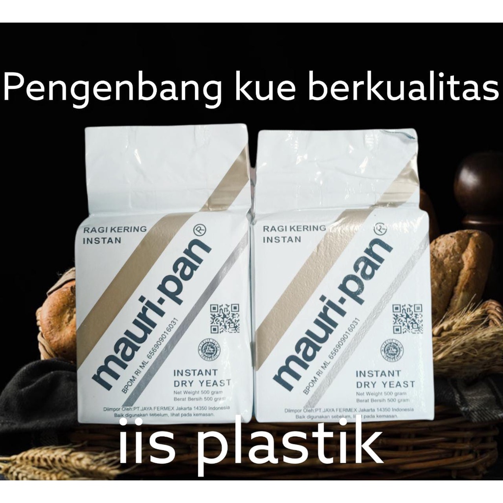 Ragi insta mauripan/ pengembang kue mauripan/ instant dry yeast