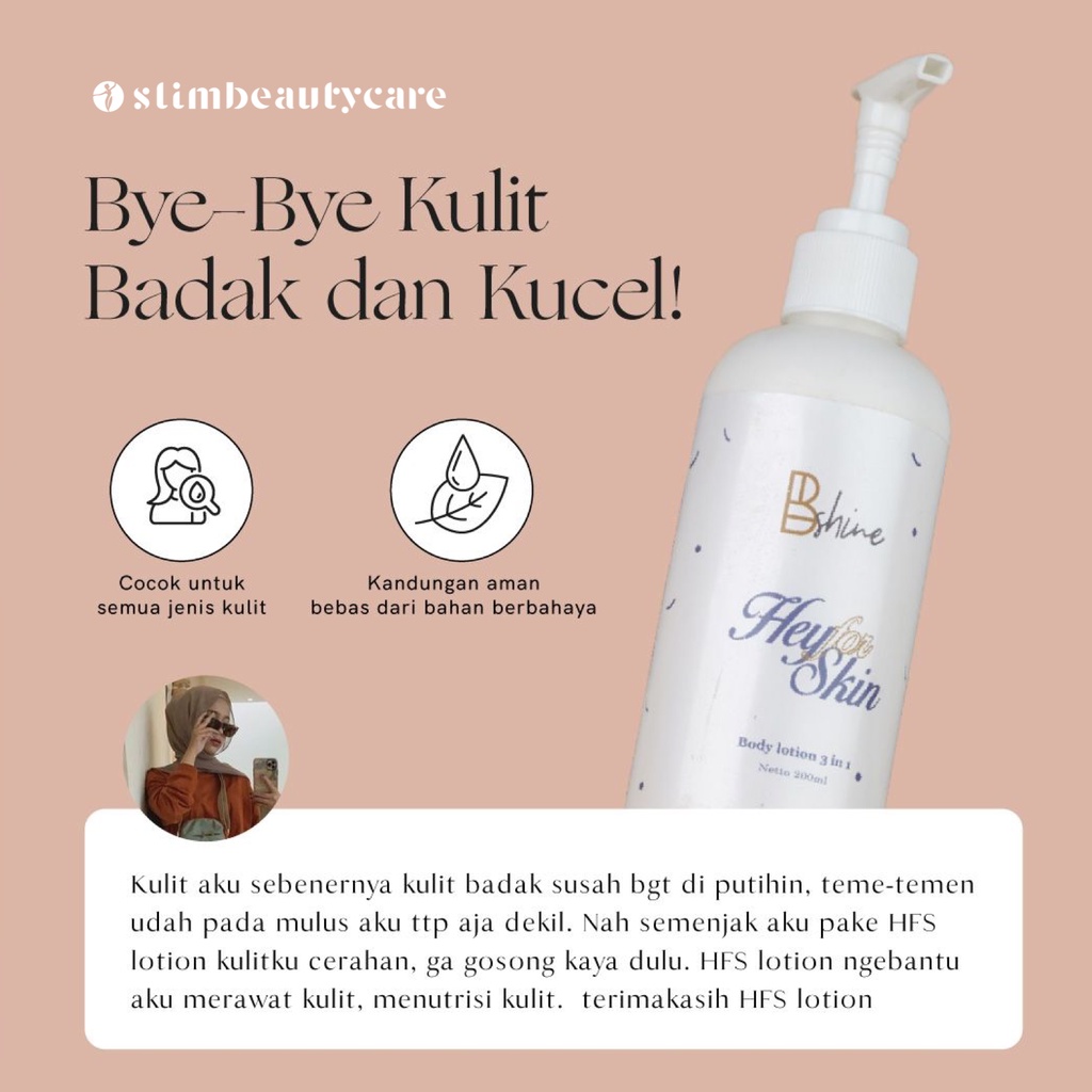 WHITENING LOTION &amp; HEY FOR SKIN ( PEMUTIH KAPSUL DAN LOTION BUSUI FRIENDLY ) BPOM