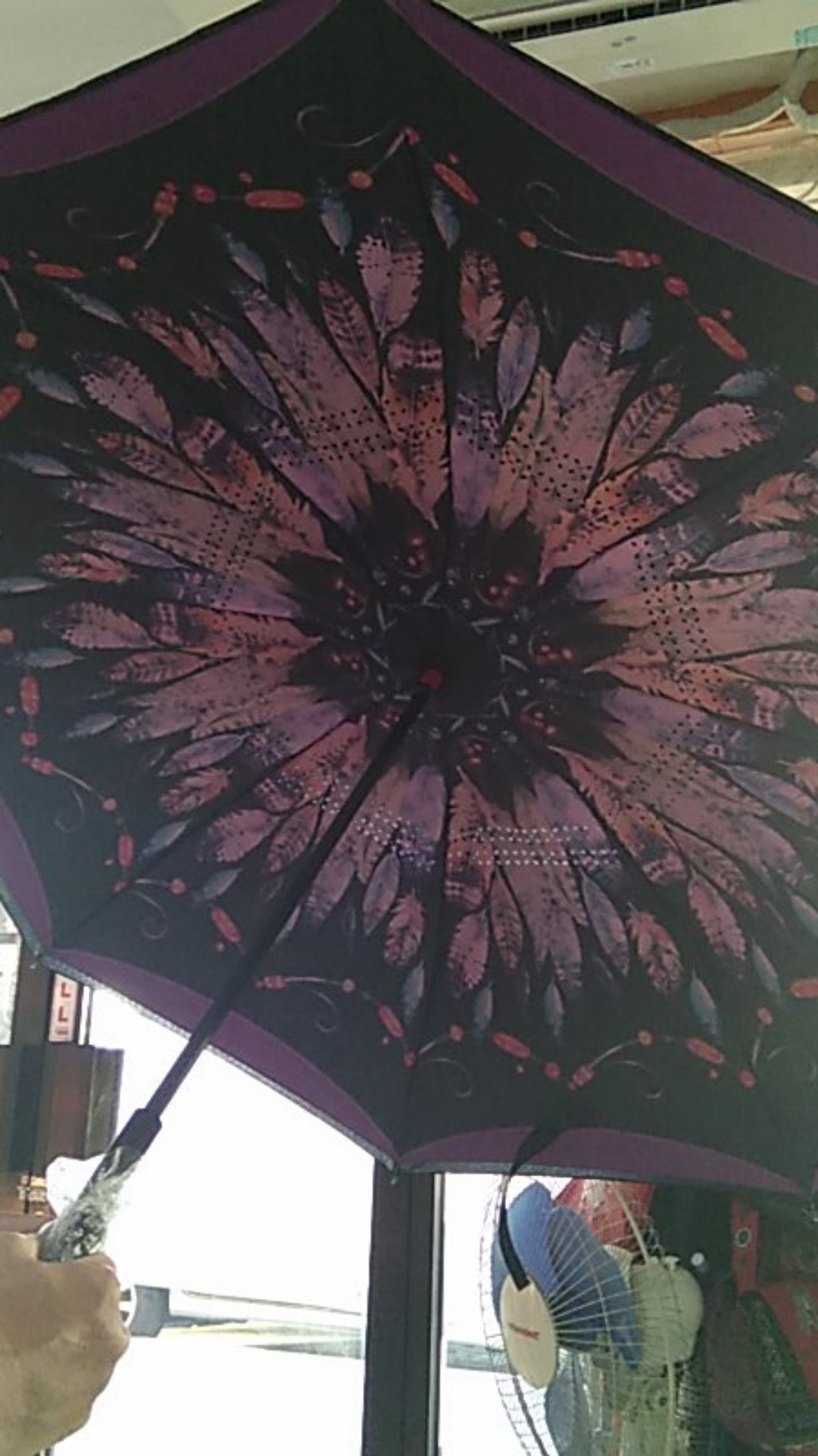 J536 Payung Terbalik Gagang C Reverse Umbrella / Kazbrella