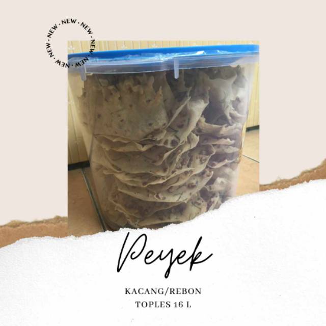 

Peyek toples 10liter