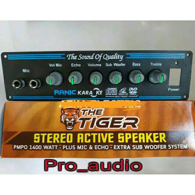 Kit Power Amplifier Speaker Aktif Karaoke TIGER