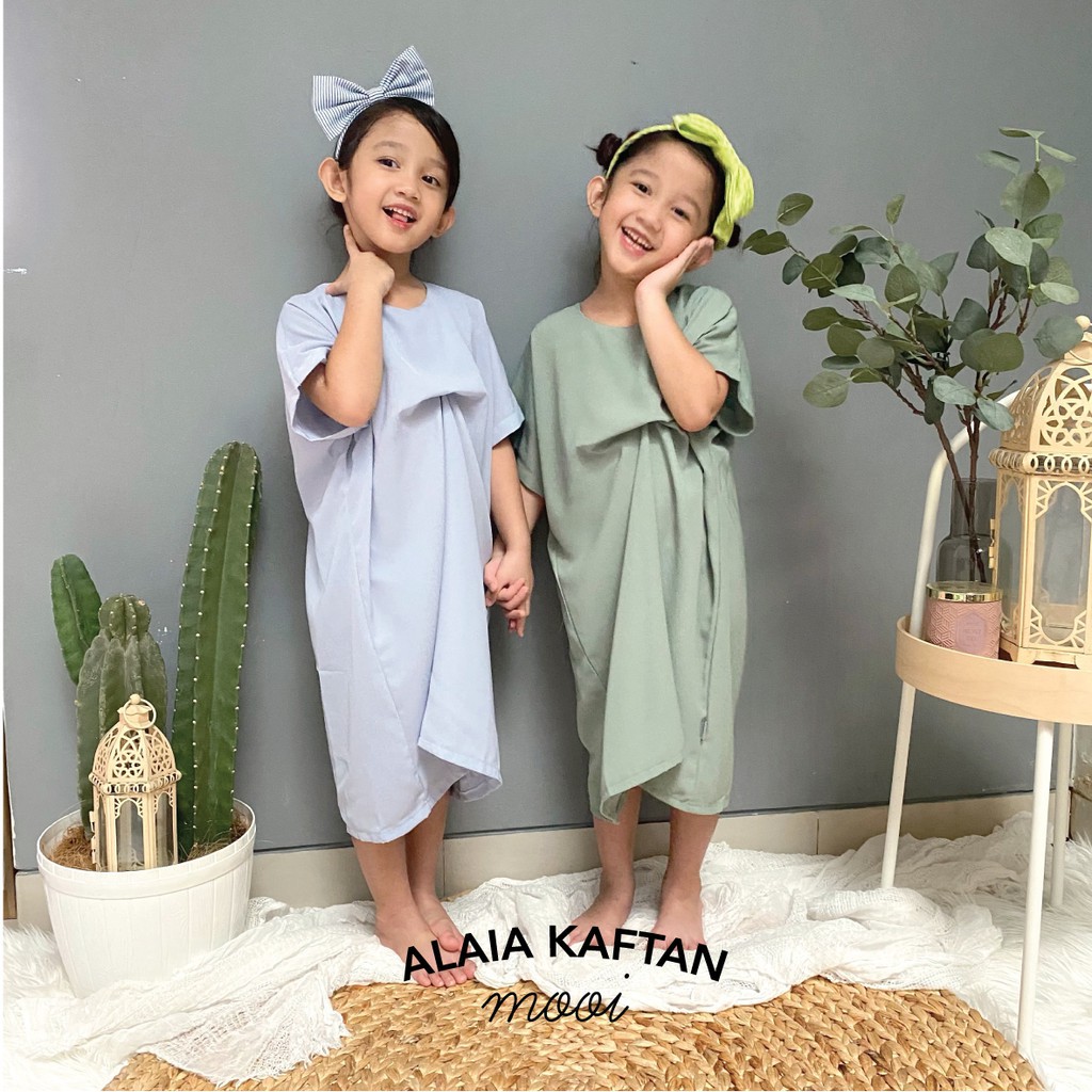Mooi Kaftan Anak Alaia Dress Ramadhan