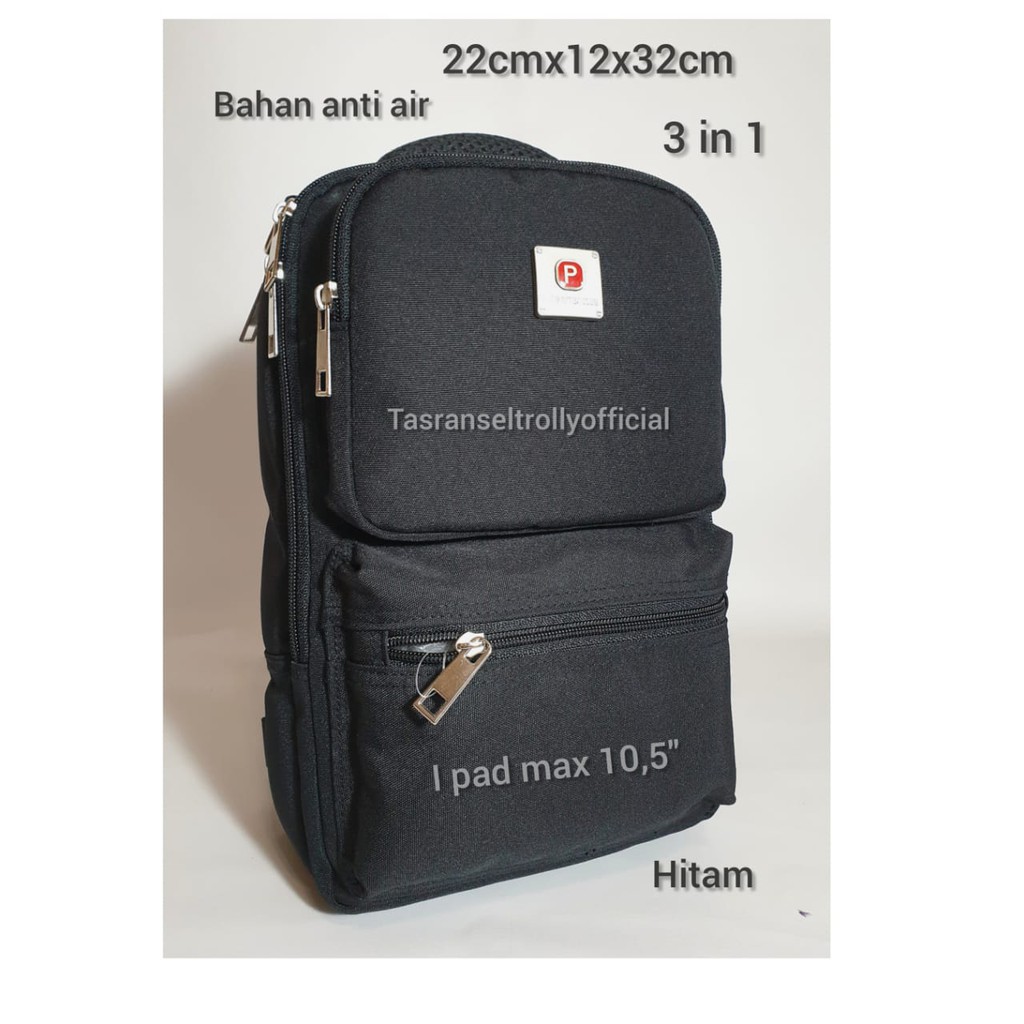 Tas Selempang Travel Polo Interclub Tablet-Ipad max 10,5 inch 100% original