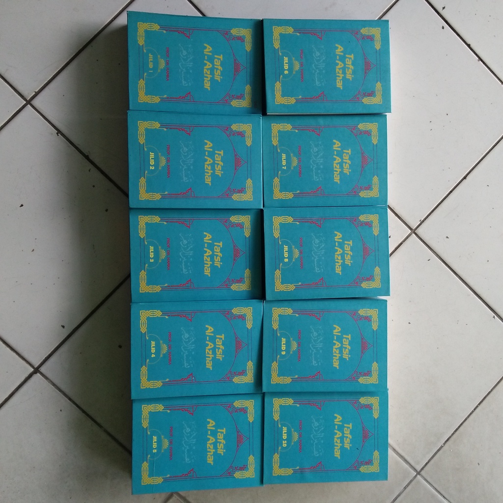 PAKET MURAH 10 BUKU TAFSIR AL AZHAR HARD COVER - PROF DR BUYA HAMKA [ORIGINAL]