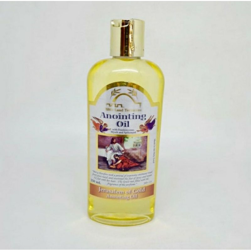 Minyak Urapan JERUSALEM OF GOLD Bible Land Treasure Anointing Oil 250ml by Israel