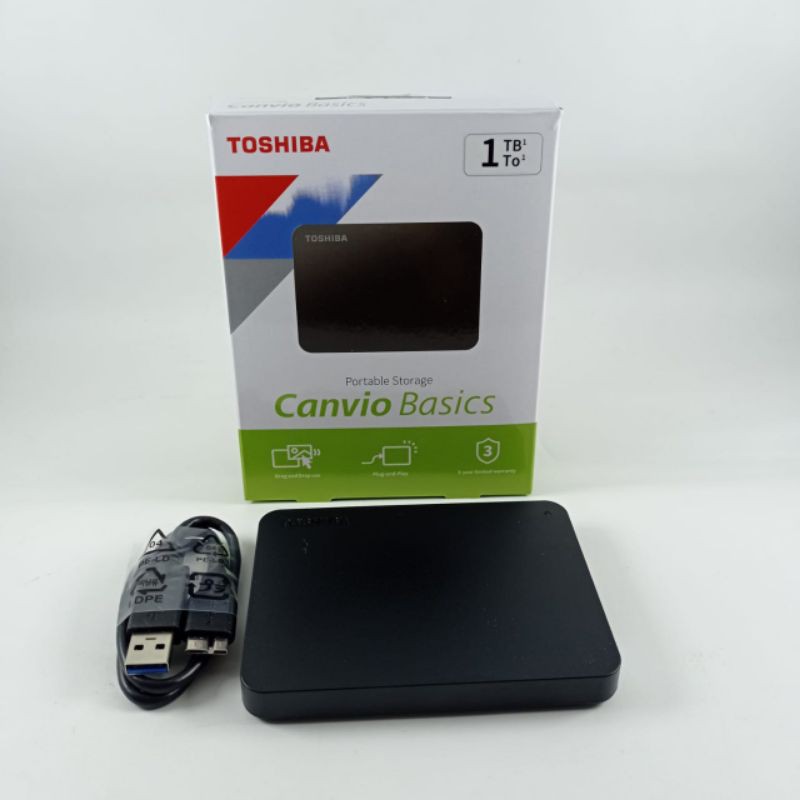 TOSHIBA HARDISK 1TB CANVIO BASIC 3.0