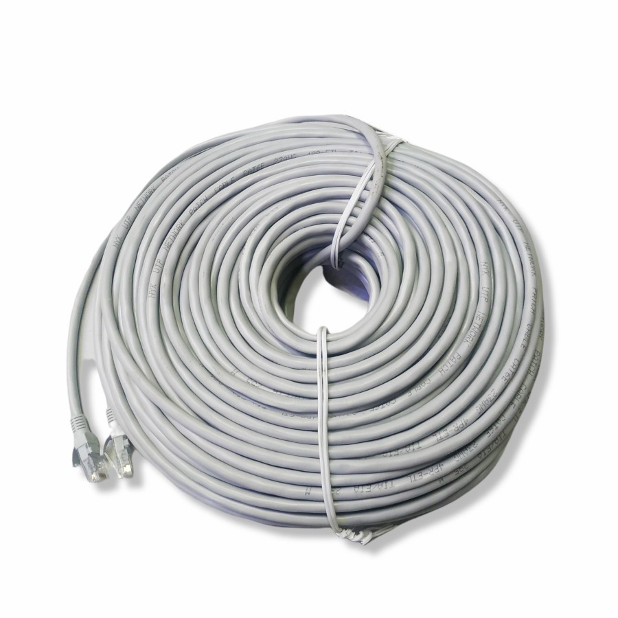 NYK Kabel Lan UTP RJ45 Cat6E 70M Internet / Ethernet Cable 70 meter