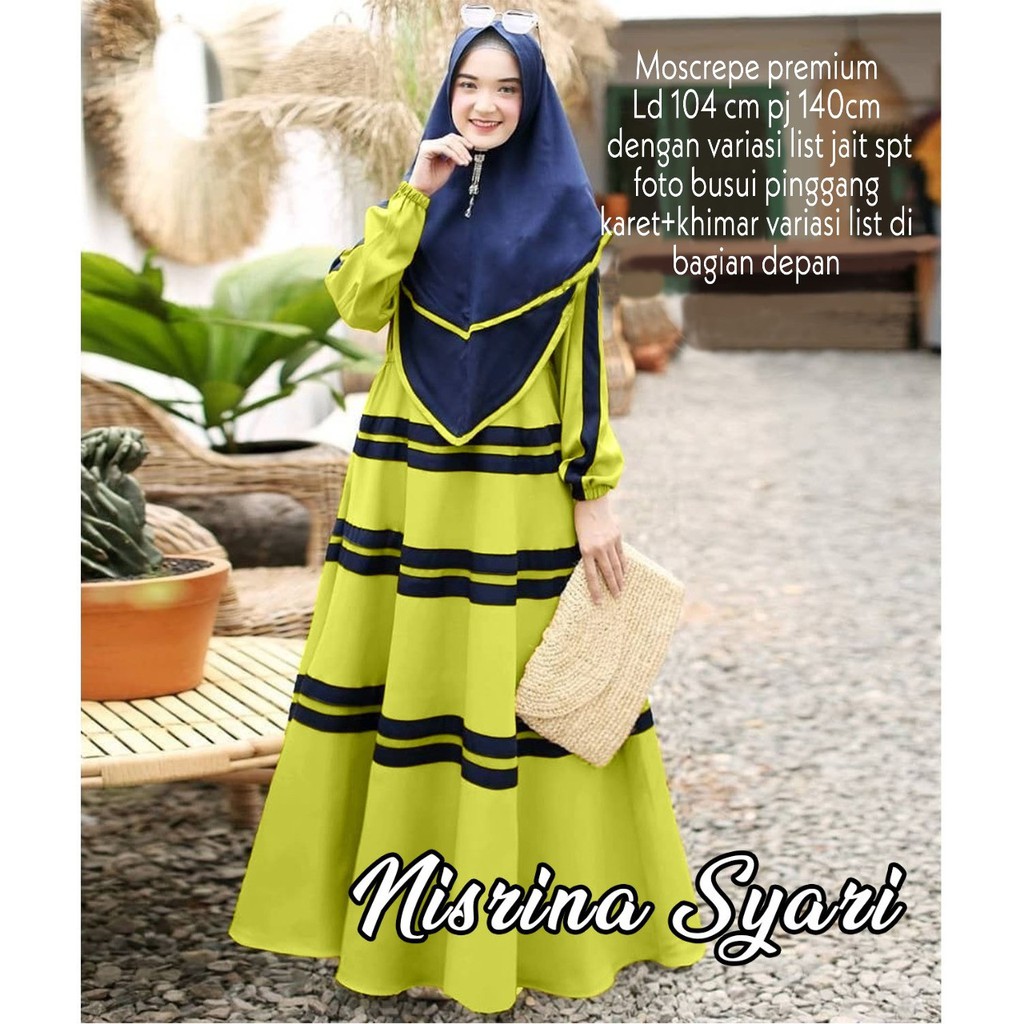 SYARI GISKA SADA rD / GAMIS GISKA NISRINA 2IN1