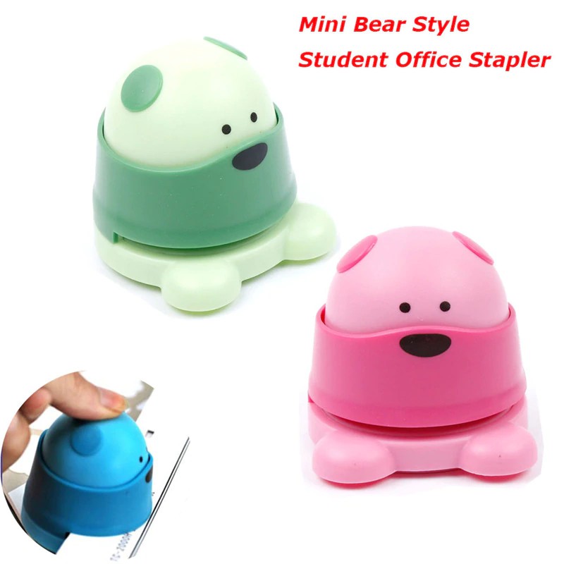 

INDORETAIL | Gaya BARU Kreatif Mini Beruang Mahasiswa Kantor Finisher Tanpa Pokok Stapler
