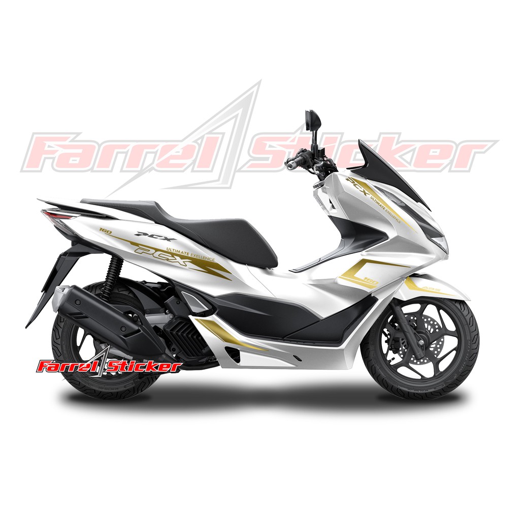 stiker pcx sticker stripping PCX 160 PUTIH ct 02