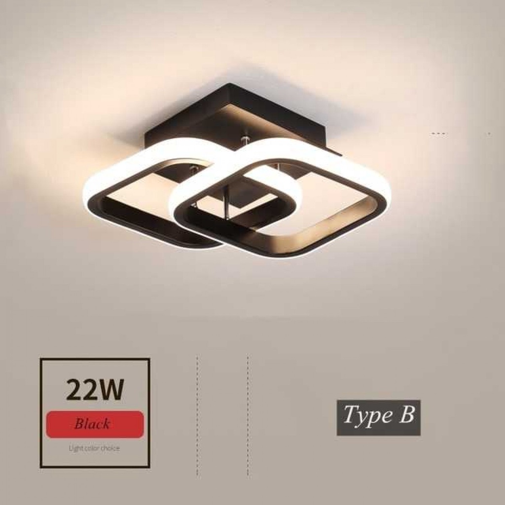 Lampu Plafon LED Hias Minimalis Ceiling Light 3 Temperatur Warna 22W