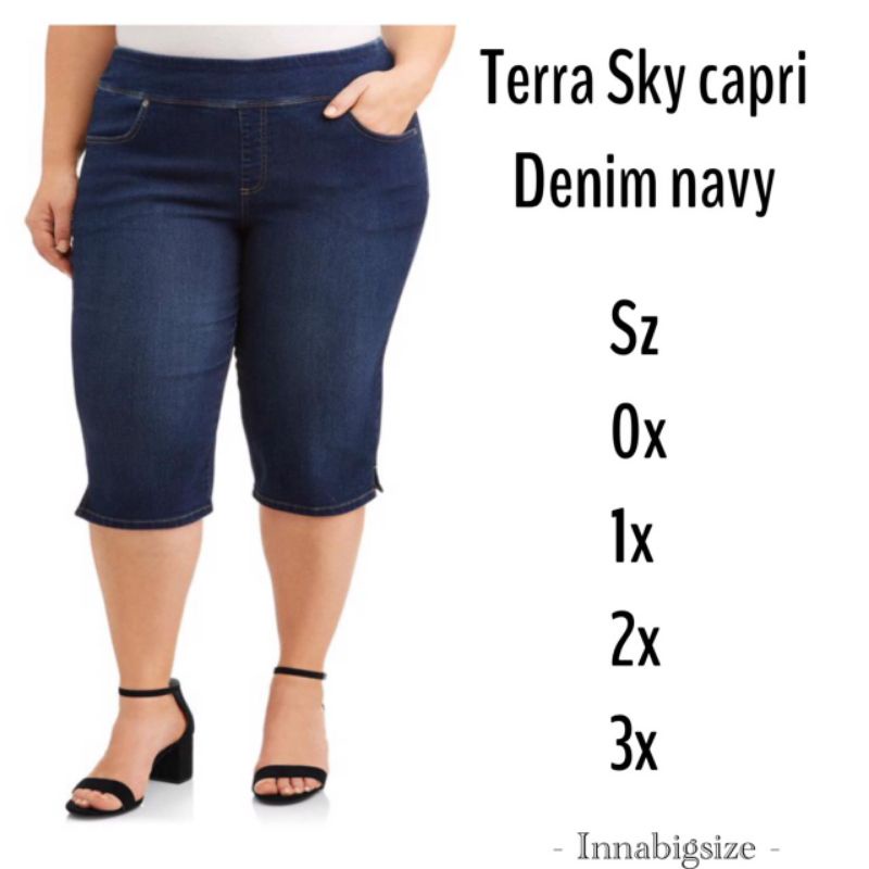 terra & sky pull on jeans