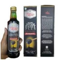 paket 2 Botol Ratu Lebah Madu Hitam Pahit Plus Propolis 470