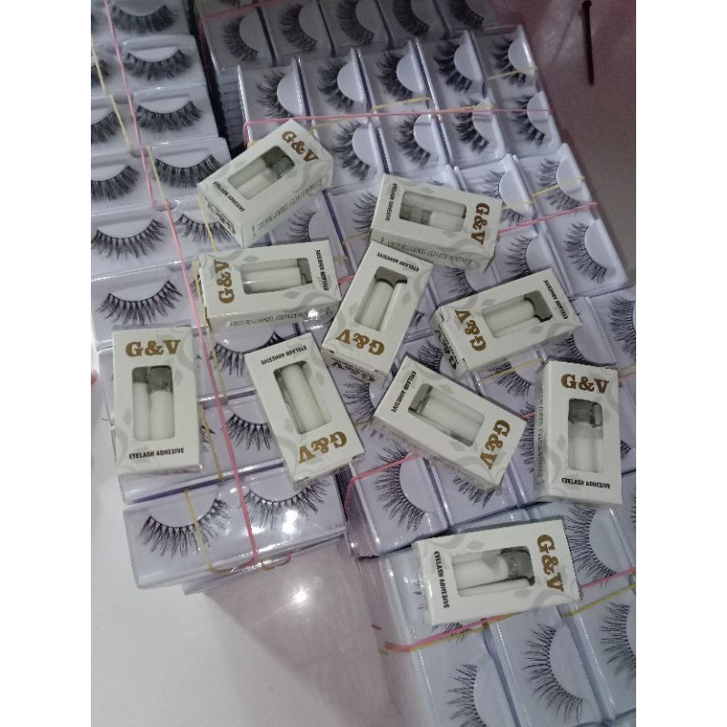 lem bulu mata isi 6 botol kecil