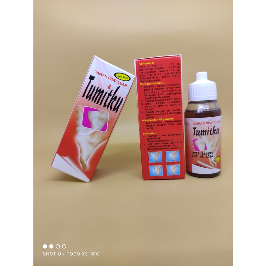 TUMITKU ORIGINAL MENGATASI KAKI PECAH KAPALAN DENGAN INSTAN Tumitku BPOM 30 ml Original Asli