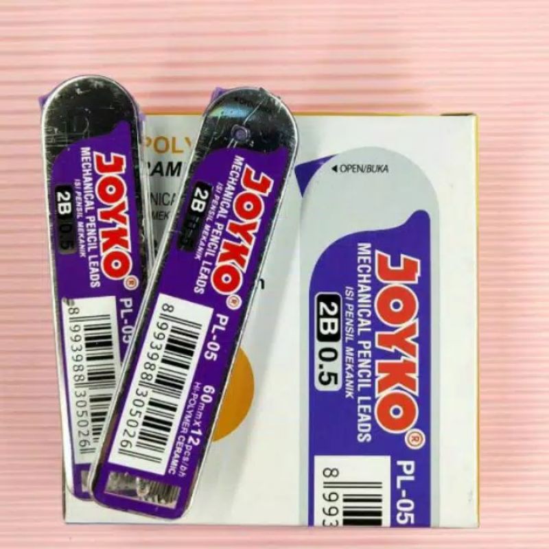 

Isi pensil Joyko 0,5 dan 2mm joyko pencil lead isi pensil mekanik Joyko