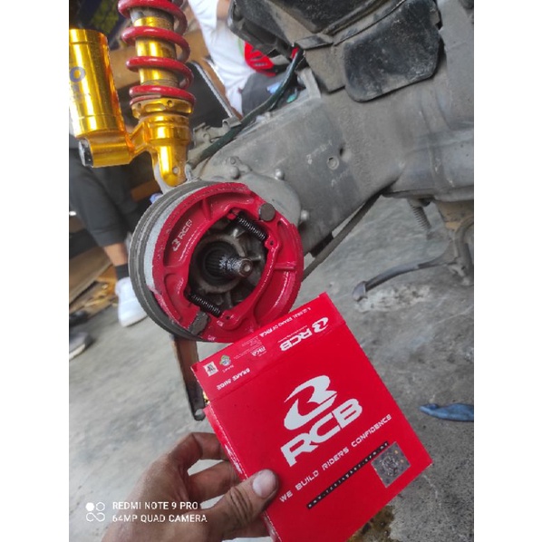 Jual Kampas Rem Rcb Original, Kampas rem belakang Rcb , Kampas Rem Beat