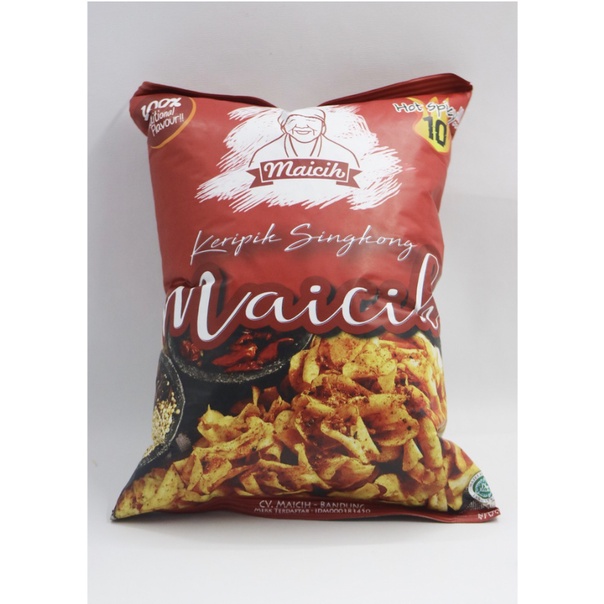 [TERMURAH!] Keripik Maicih Hadap Depan 100 gram - Keripik singkong original asli termurah nikmat pedas