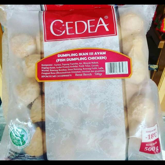 

Dumpling Ikan isi Ayam