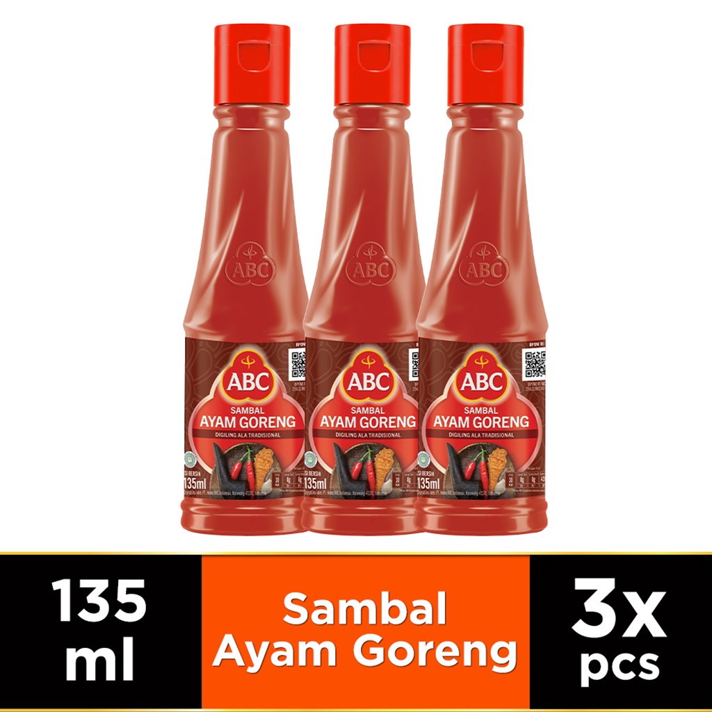

ABC Saus Sambal Ayam Goreng 135 ml x 3 pcs