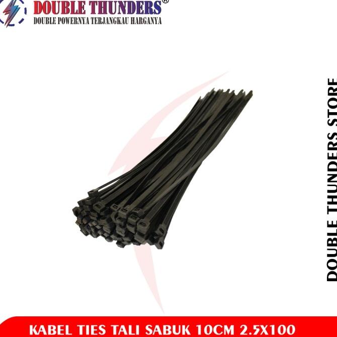 

DT Kabel Ties Tali Sabuk 10cm 2,5x100 isi 100pc