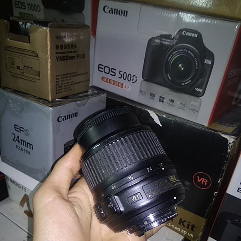 LENSA KIT NIKON 18-55MM VR