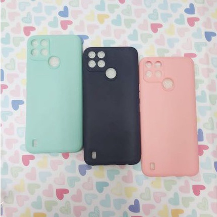 Case TPU Macaron Warna Warni Realme C21Y/C25Y