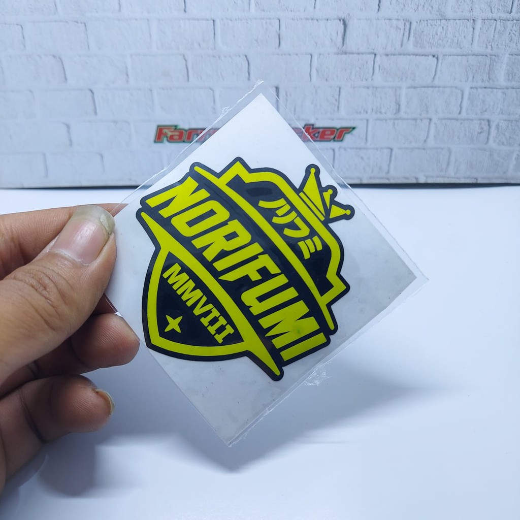 Stiker sticker NORIFUMI