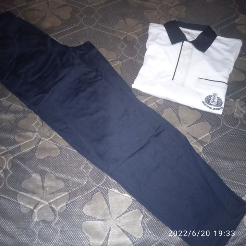 Setelan baju Poral TNI AL pria lengan pendek jatah original (Baru bukan PL)