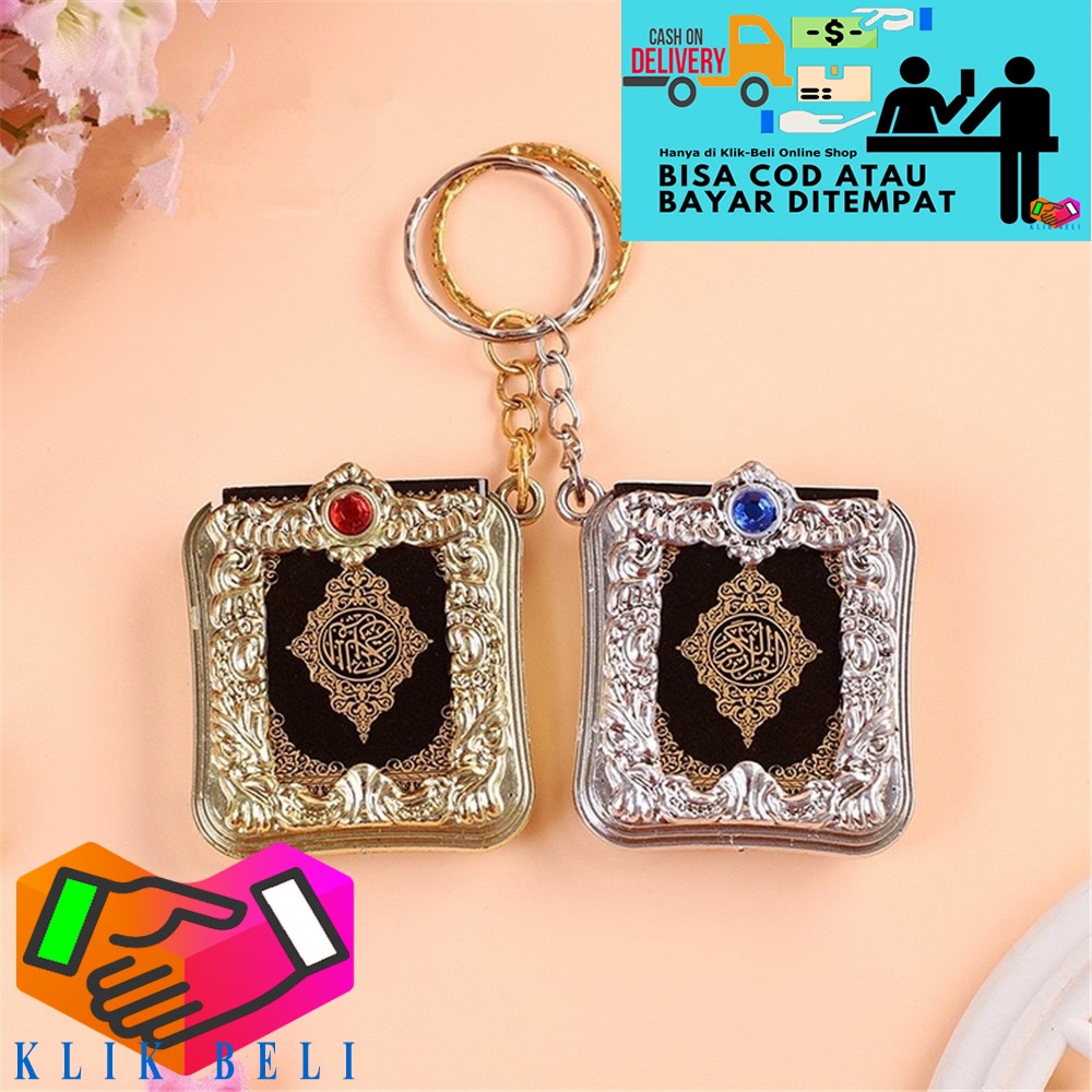 Gantungan Kunci Al-Quran Mini Alquran Souvenir - 1 Pcs