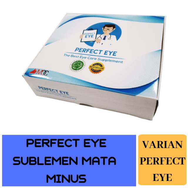Suplemen Mata Minus Silinder Plus | PERFECT EYE | HERBAL | Alami Original