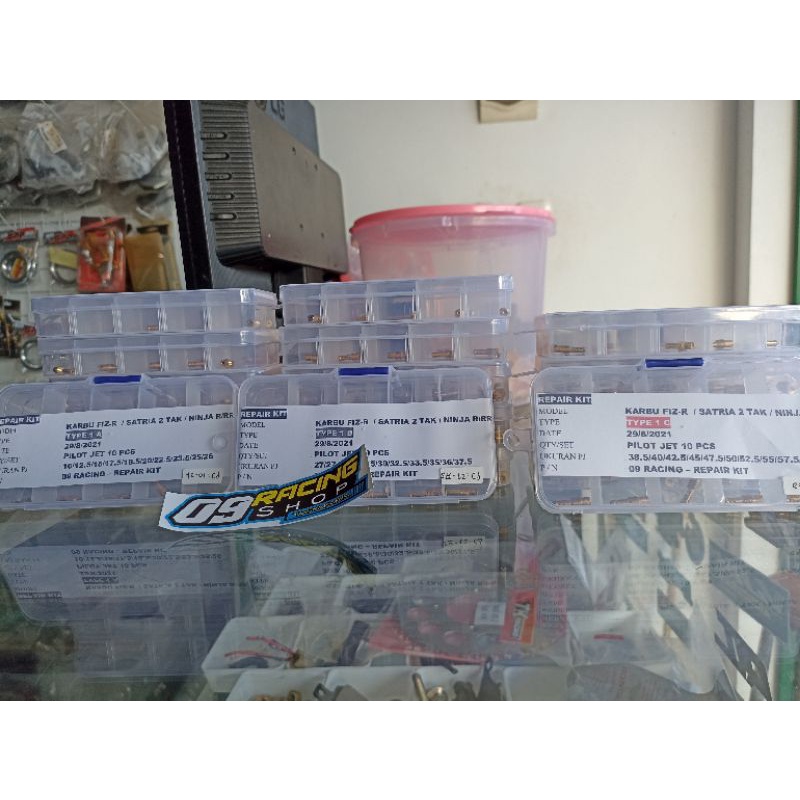 Pilot Jet Main Jet PE PWK PWL AIR STRAKE NINJA R/RR FIZ R SATRIA Spuyer Karbulator
