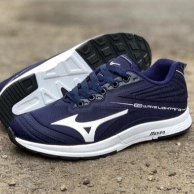 ramas Sepatu Voli Mizuno wlz sepatu volly voly pria ousol karet - Red Black, 39 mrh