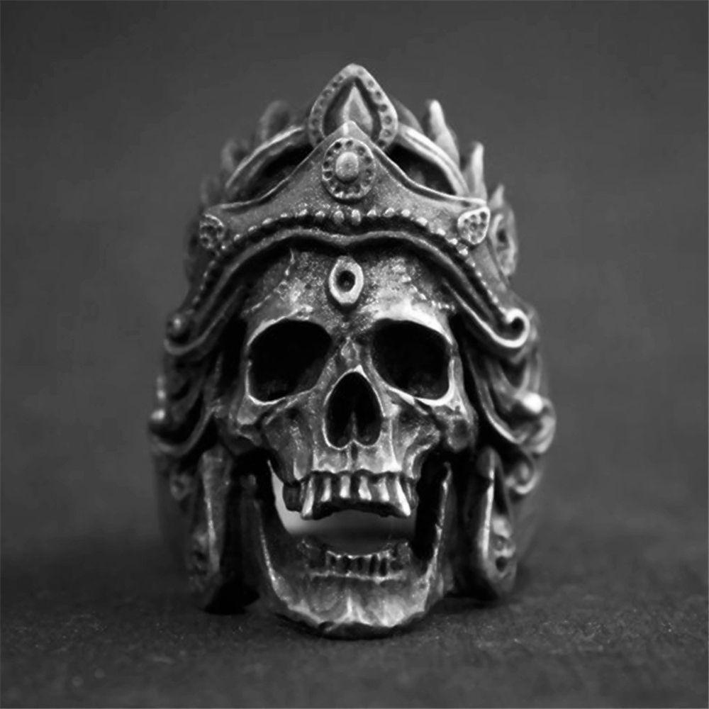 Preva Cincin Vintage Aksesoris Fashion Biker Indian Gothic