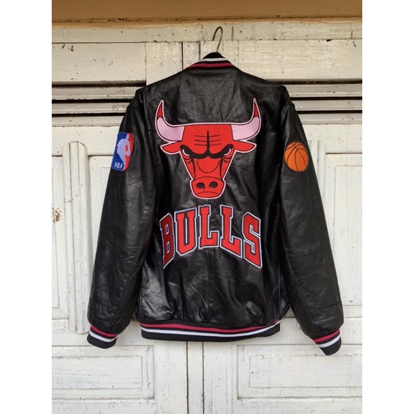 Chicago Bulls Leather Jacket second