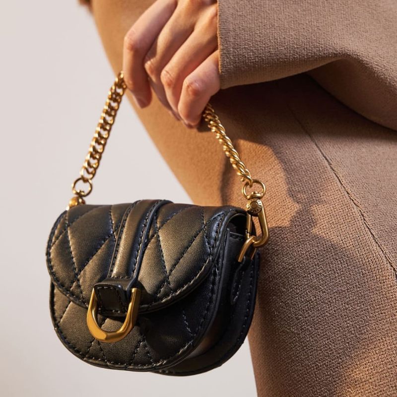 7.7 SALE | CK Micro Gabine Quilted Saddle Bag