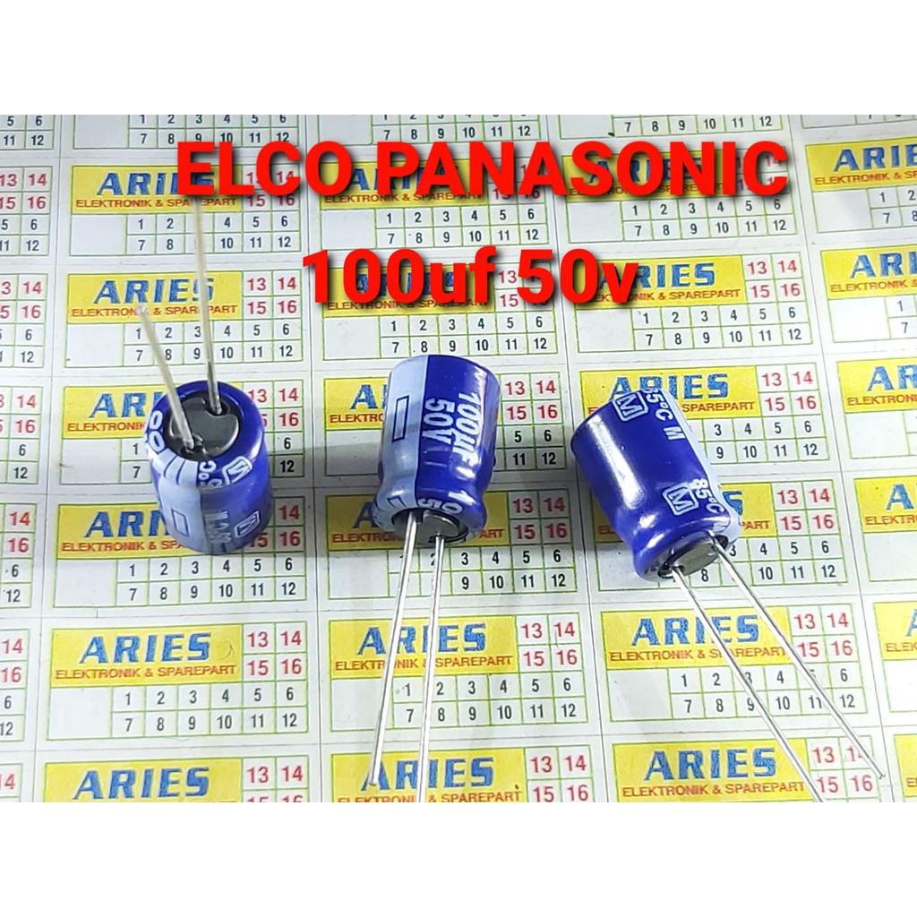 ELCO PANASONIC 100uf 50v